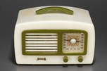 Sonora KM ’Coronet’ Catalin Radio in Alabaster + Green